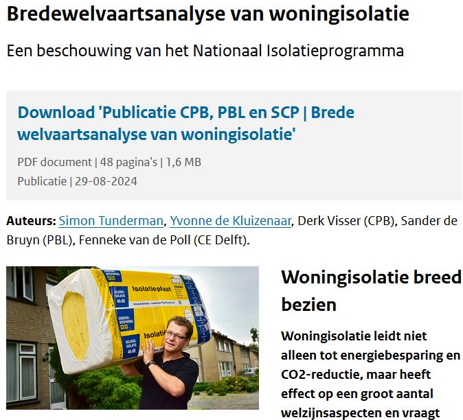 een beschouwing van het nationaal isolatieprogramma