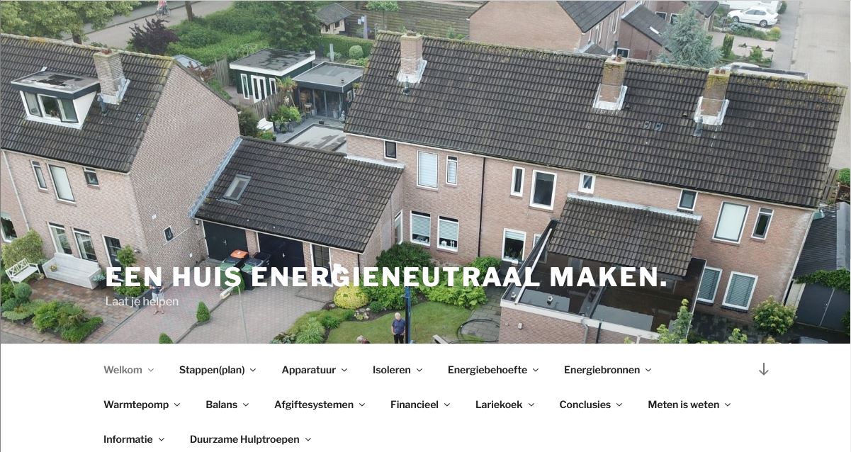 een huis energieneutraal maken